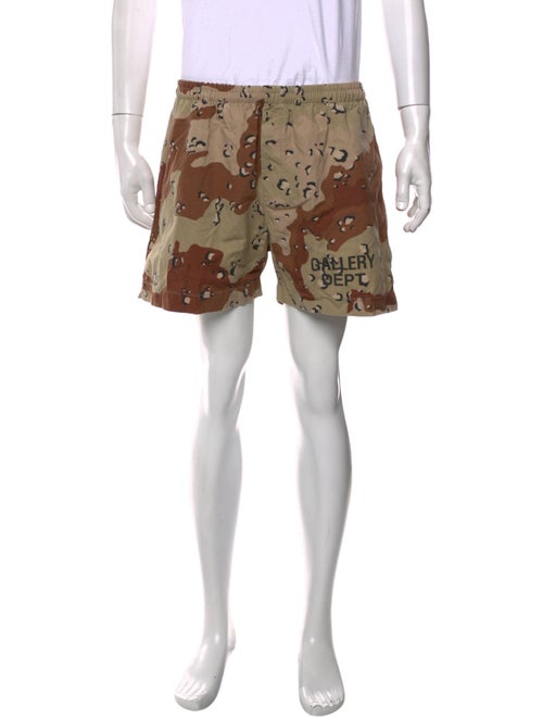 Gallery Dept. Chocolate Chip Camo Athletic Shorts