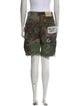 Gallery Dept. Paint Splatter Camo Knee-Length Shorts