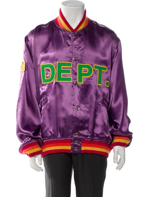 Gallery Dept. MVP Satin Varsity Graphic Print Bomber Jacket