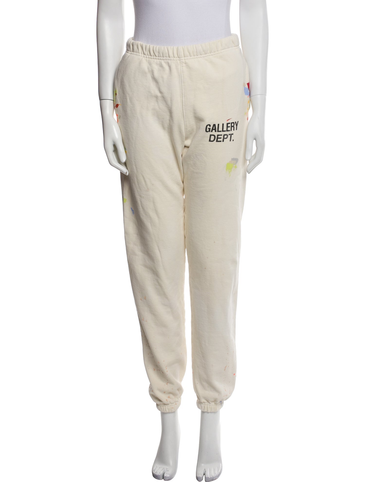Gallery Dept. Paint Splatter Distressed Accents Sweatpants