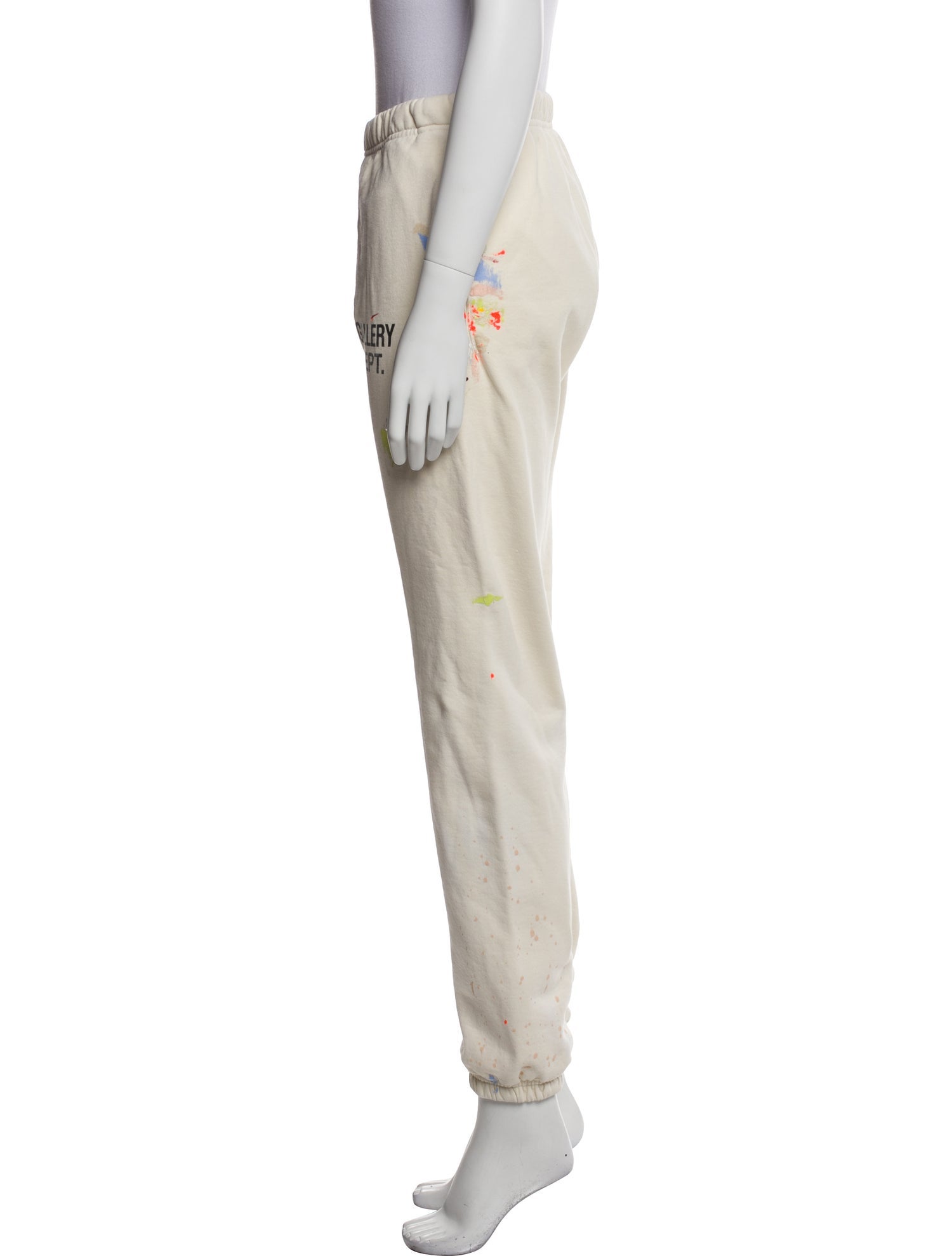 Gallery Dept. Paint Splatter Distressed Accents Sweatpants