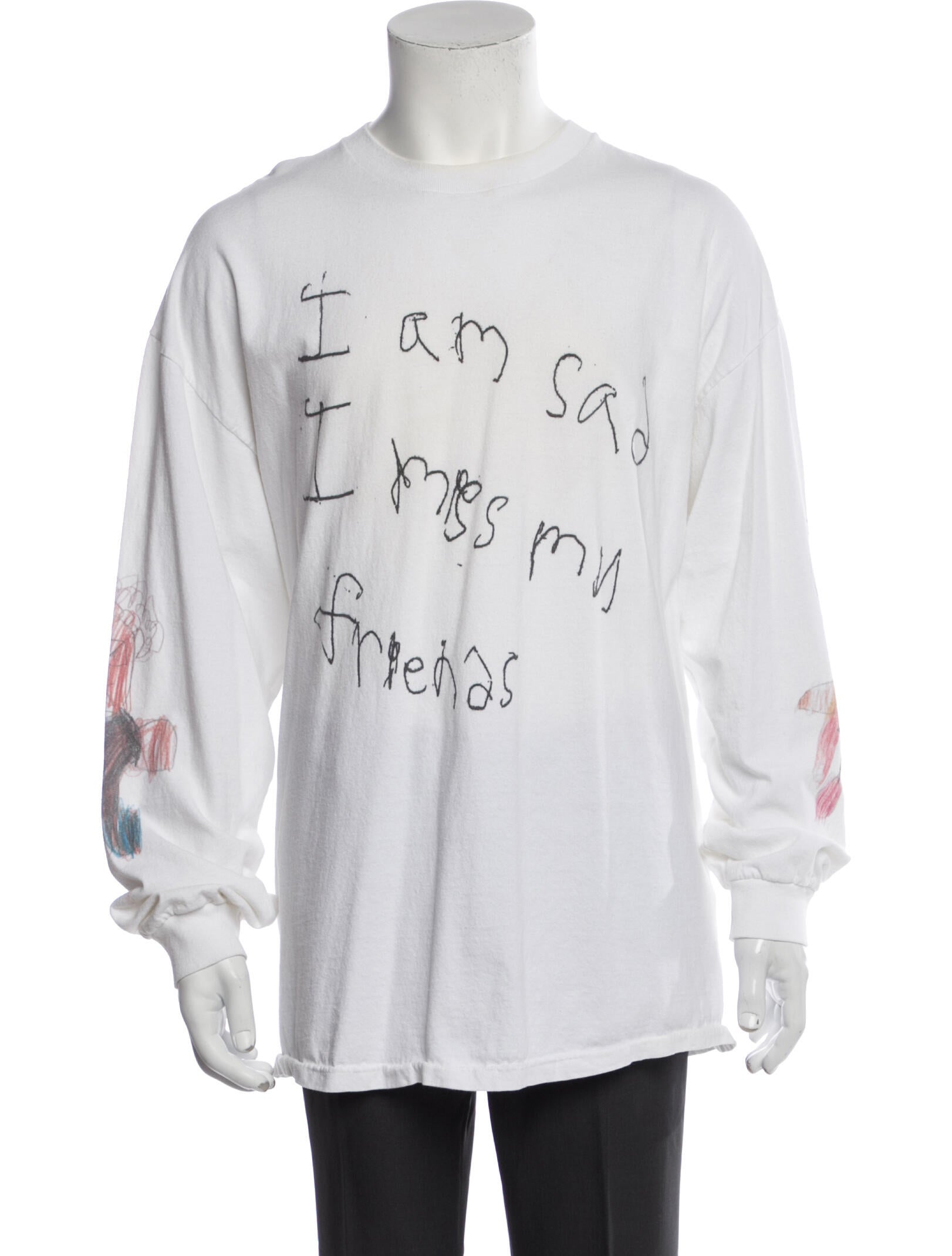 Gallery Dept. X Compound I Am Sad I Miss My Friends Graphic Print T-Shirt
