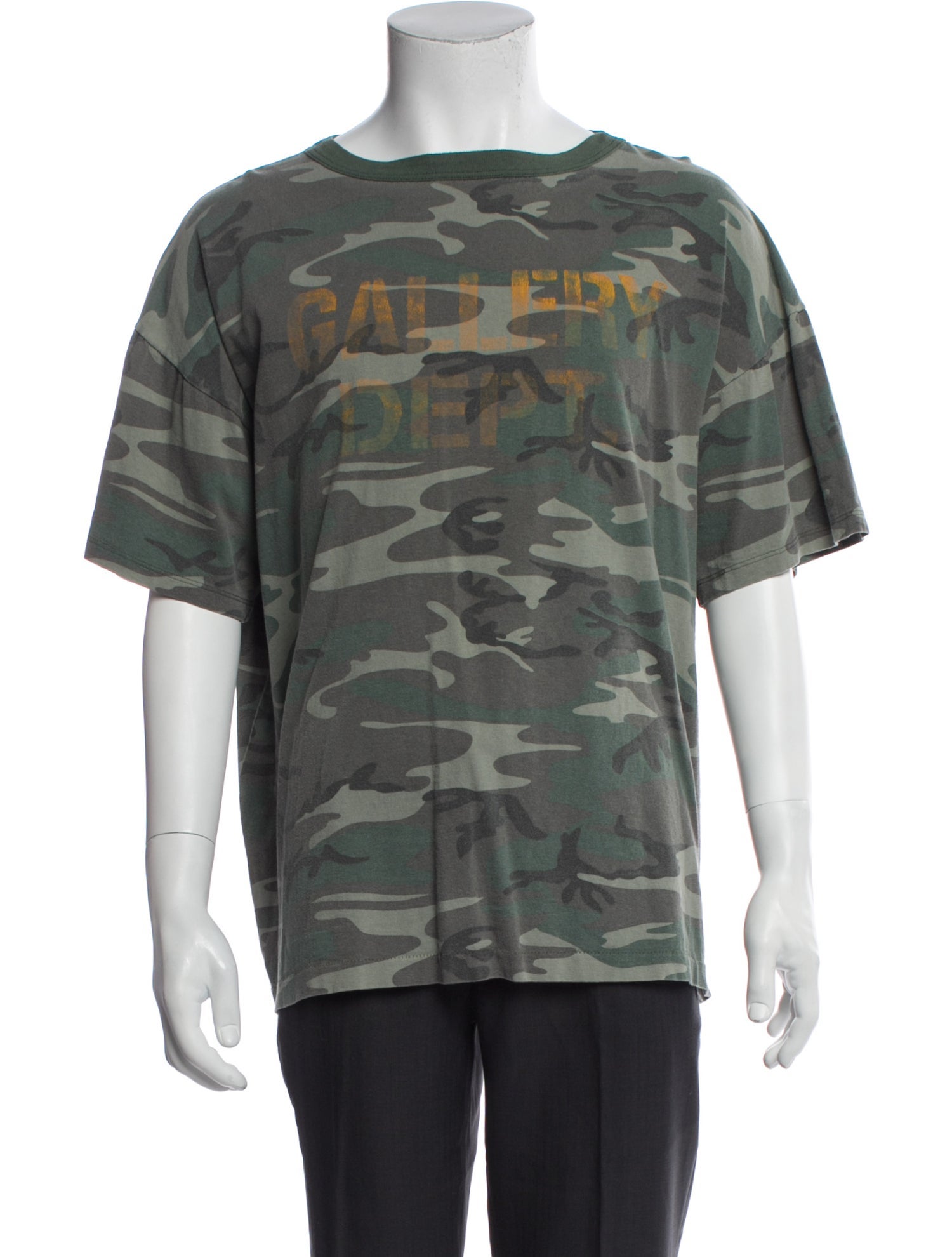 Gallery Dept. Signature Logo Camouflage Print T-Shirt