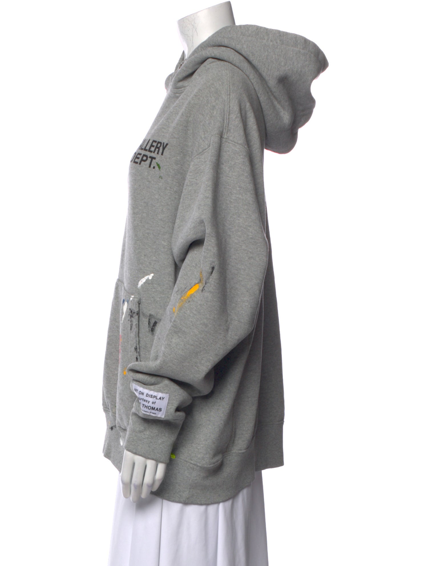 Gallery Dept. Paint Splatter Logo Graphic Print Hoodie