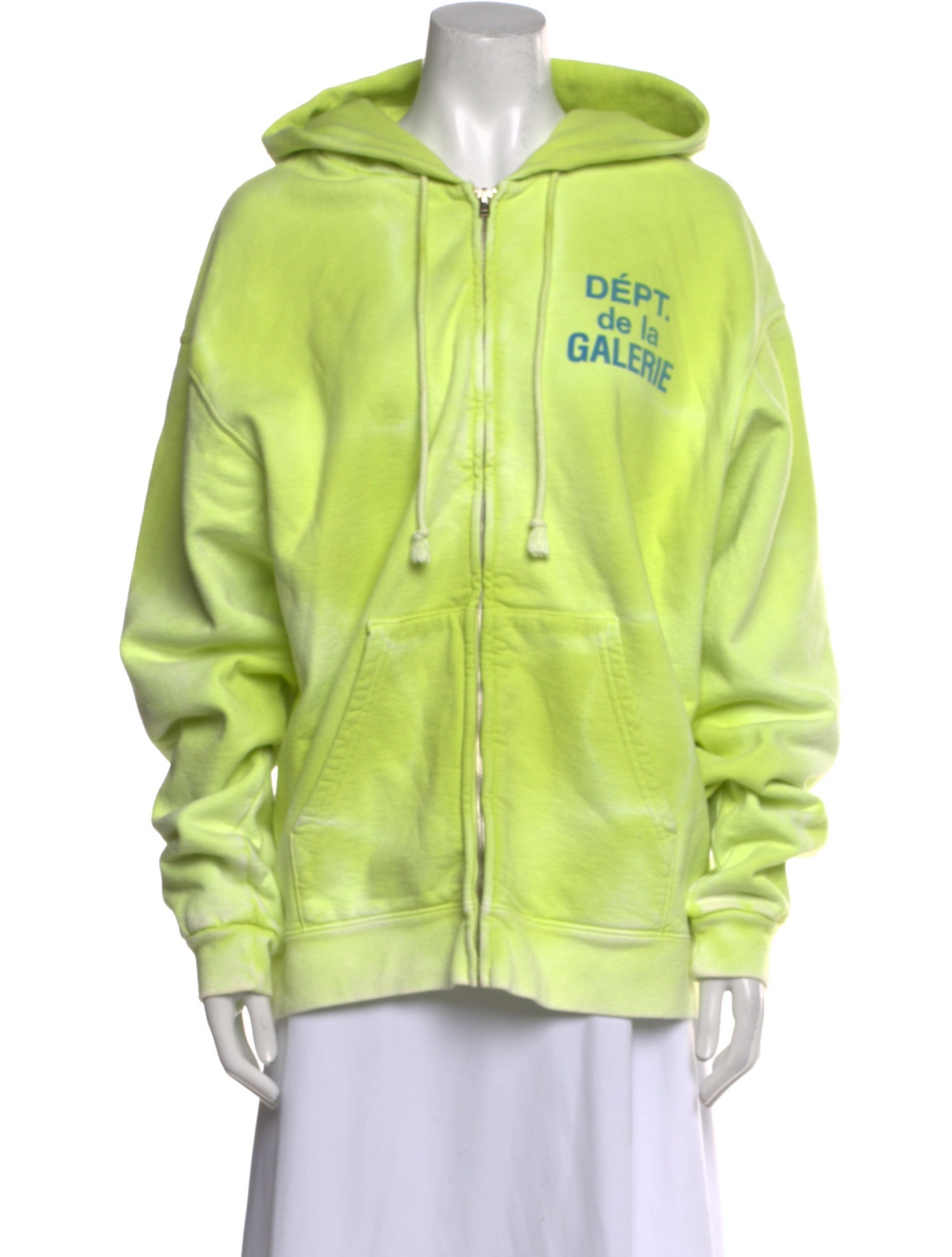 Gallery Dept. Dept De La Galerie Zip Up Graphic Print Hoodie