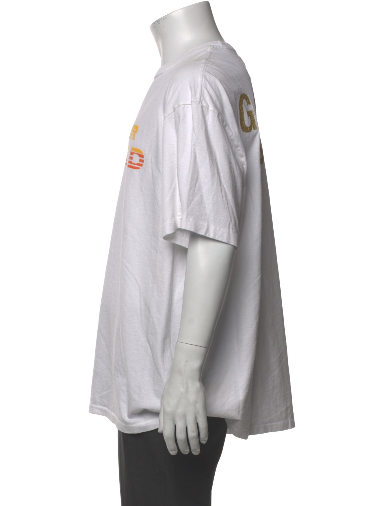 Maison Margiela 2019 Tabi footprint T-Shirt - White T-Shirts