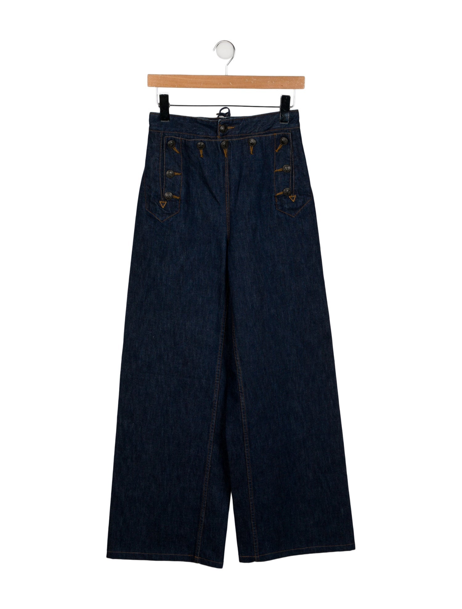 Gaultier Jeans Vintage Wide Leg Jeans