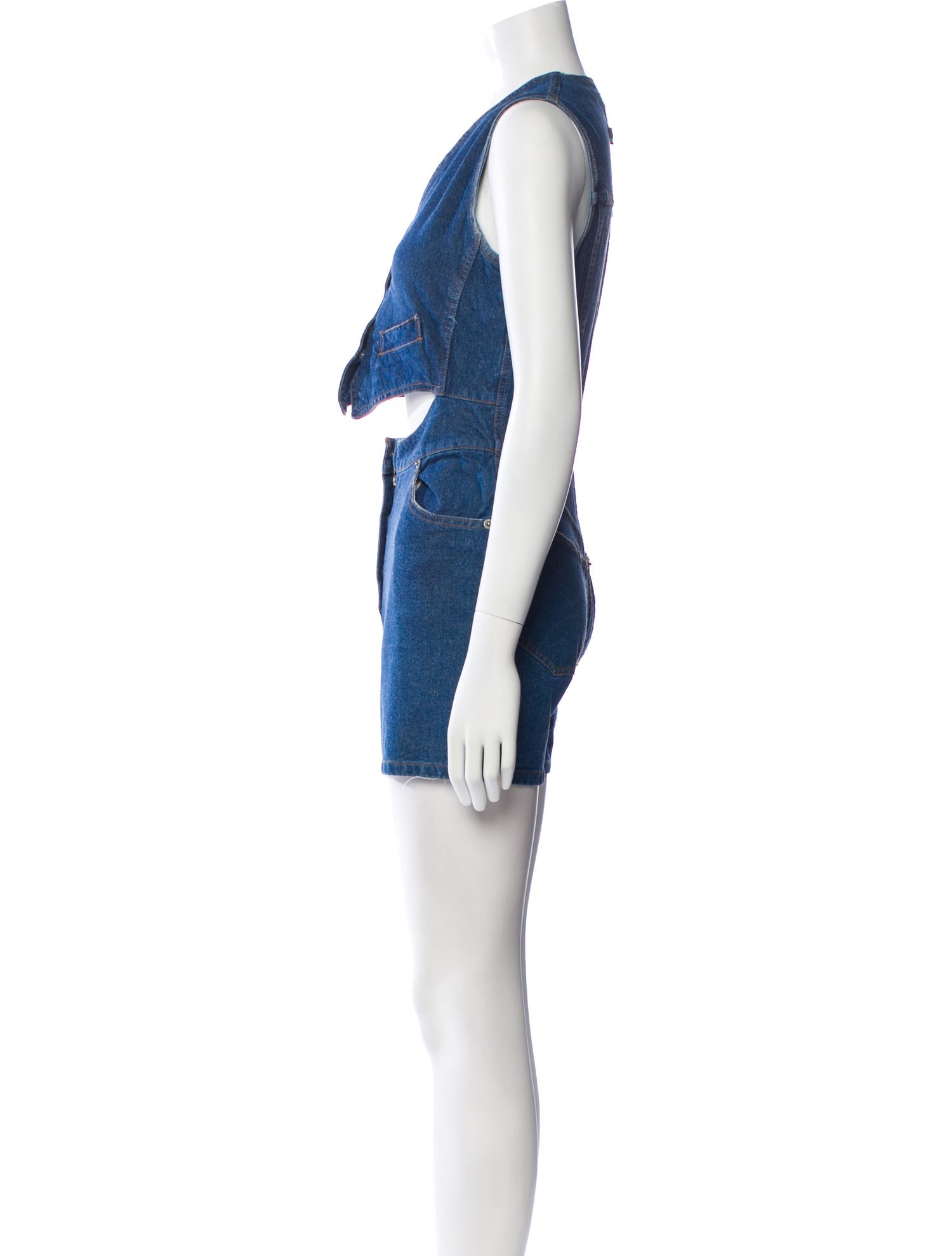 Gaultier Jeans Vintage V-Neck Romper