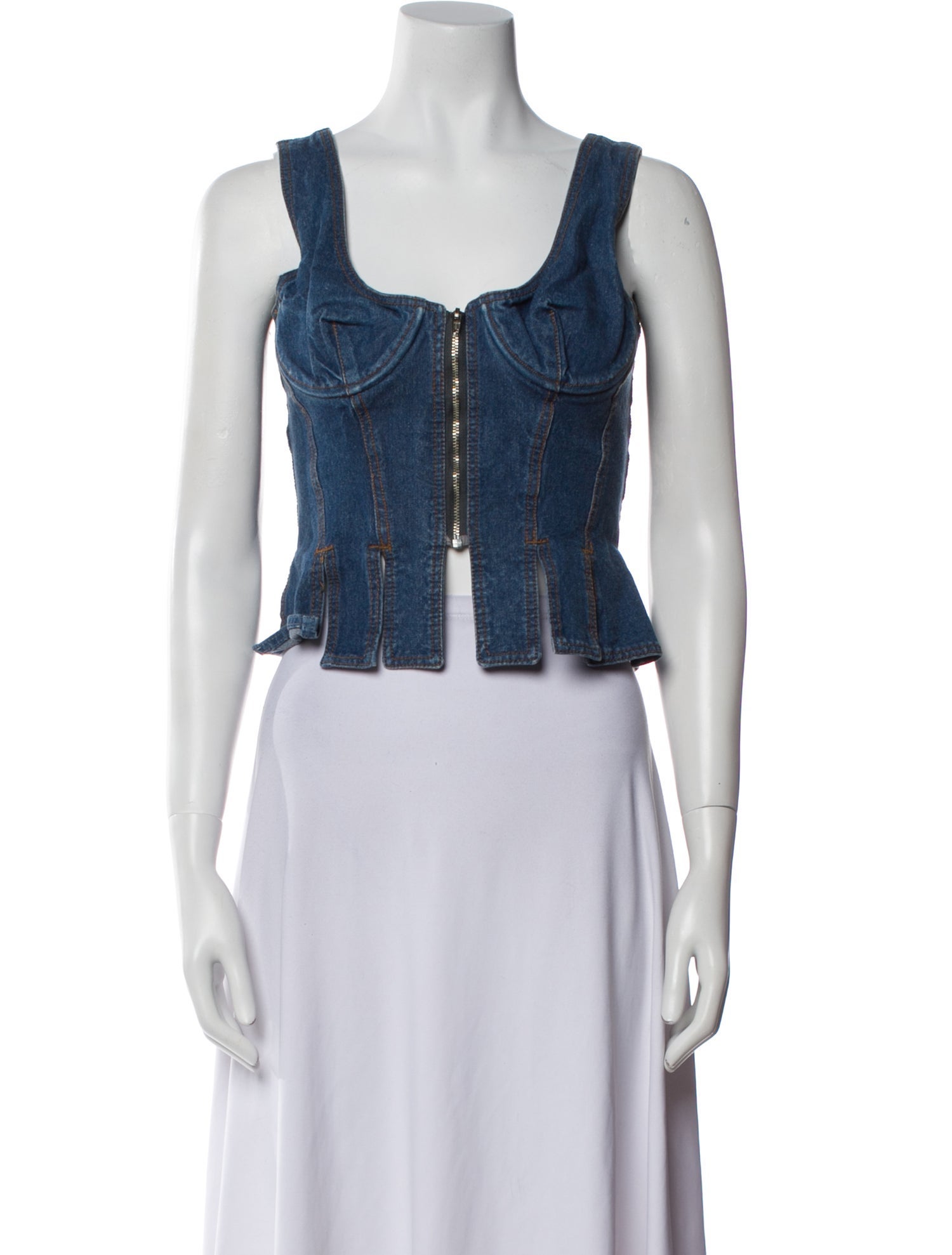 Gaultier Jeans Vintage 1990's Crop Top