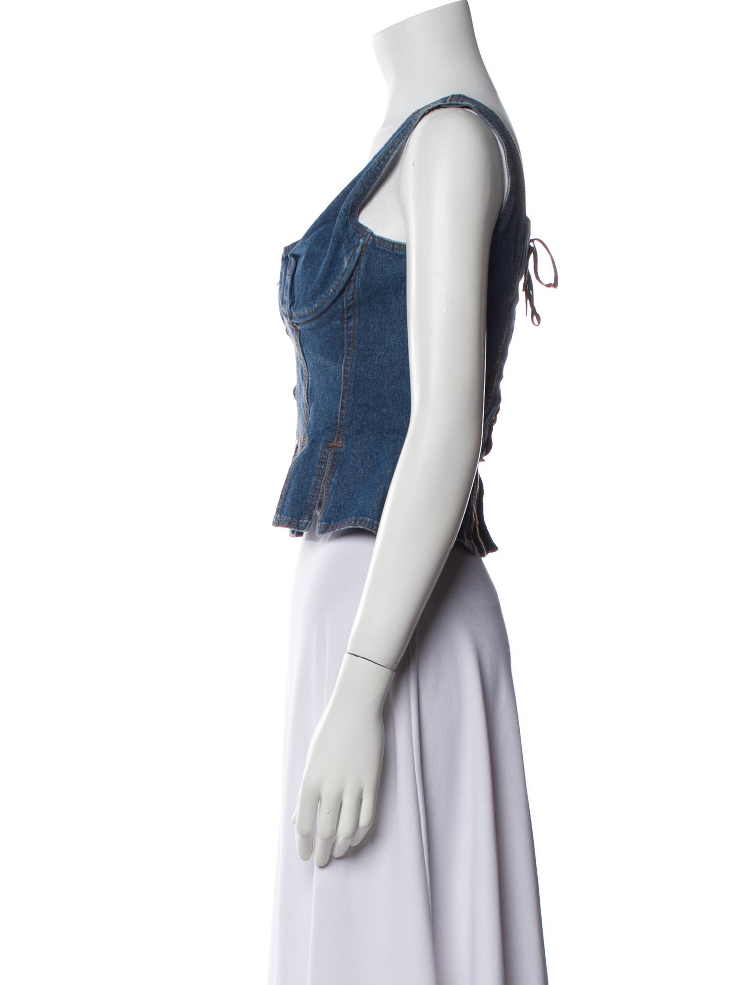 Gaultier Jeans Vintage 1990's Crop Top