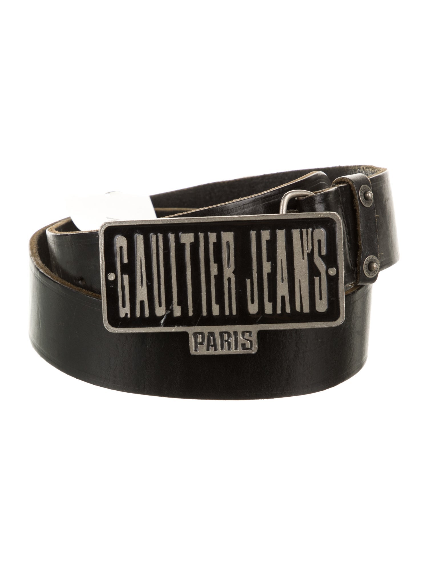 Gaultier Jeans Vintage Leather Waist Belt