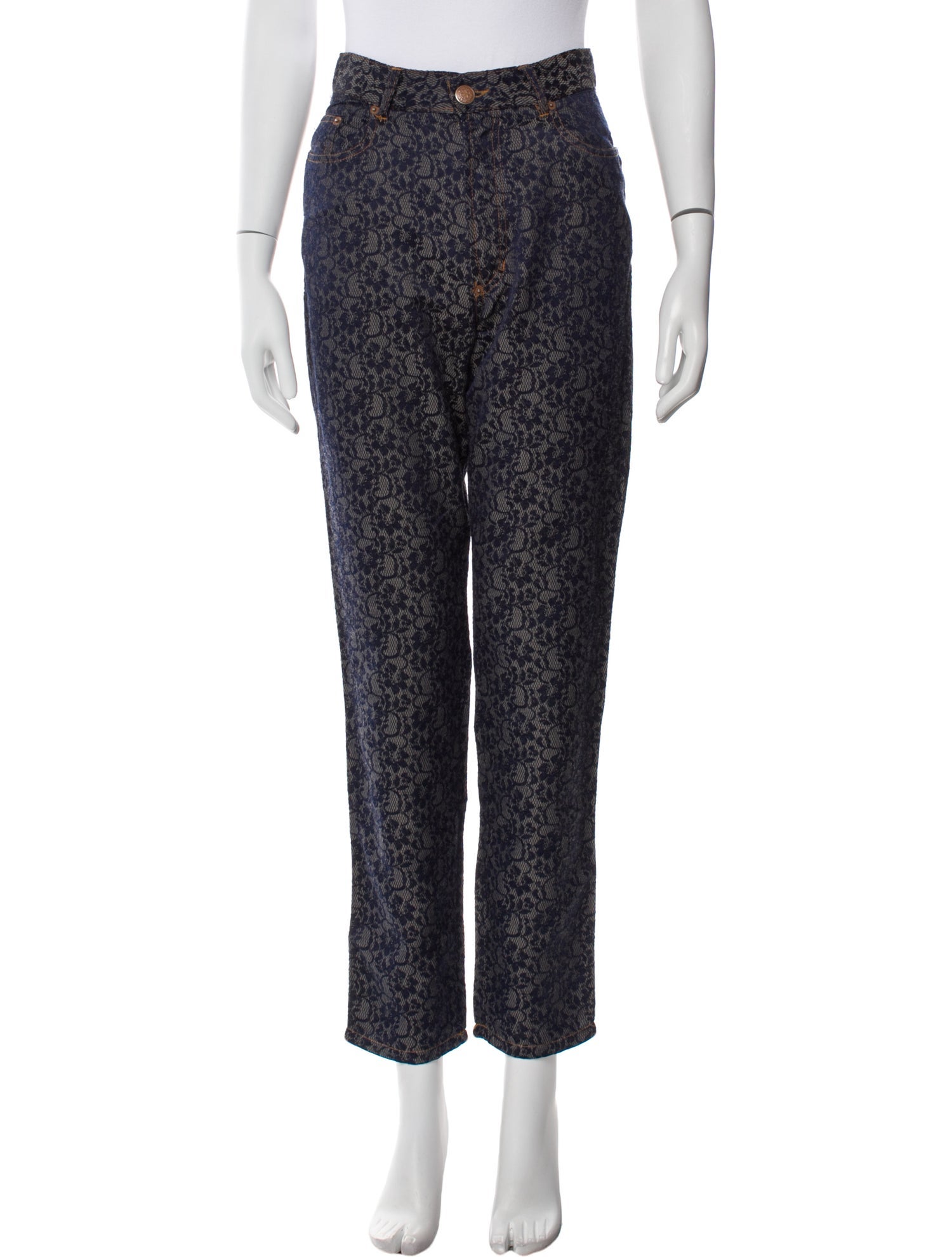 Gaultier Jeans Vintage Straight Leg Pants