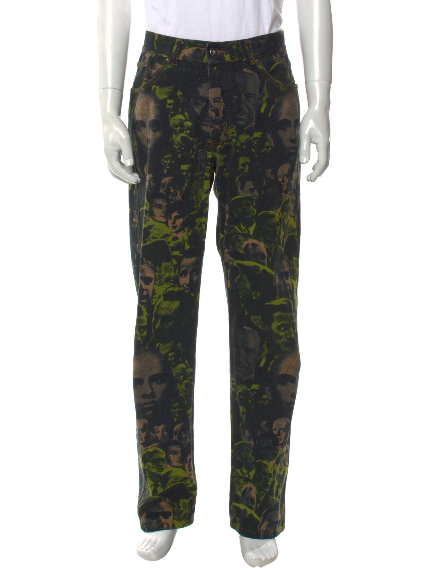 Gaultier Jeans Vintage Straight-Leg Jeans