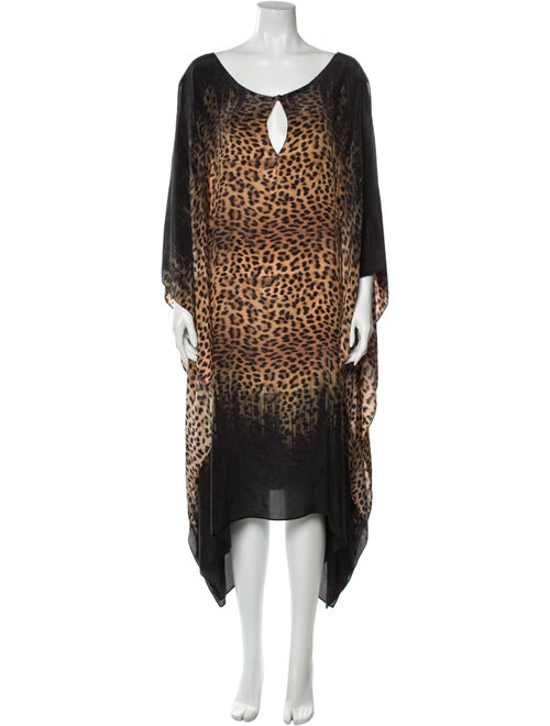 Gottex Animal Print Cover-Up Black