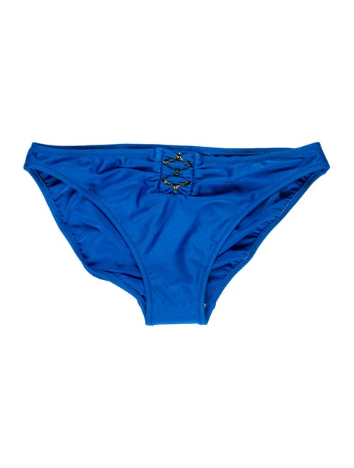 Gottex Crystal Embellishments Bottoms Blue