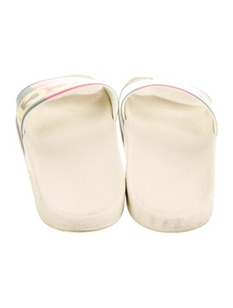 Gucci X Dapper Dan Rubber Printed Slides