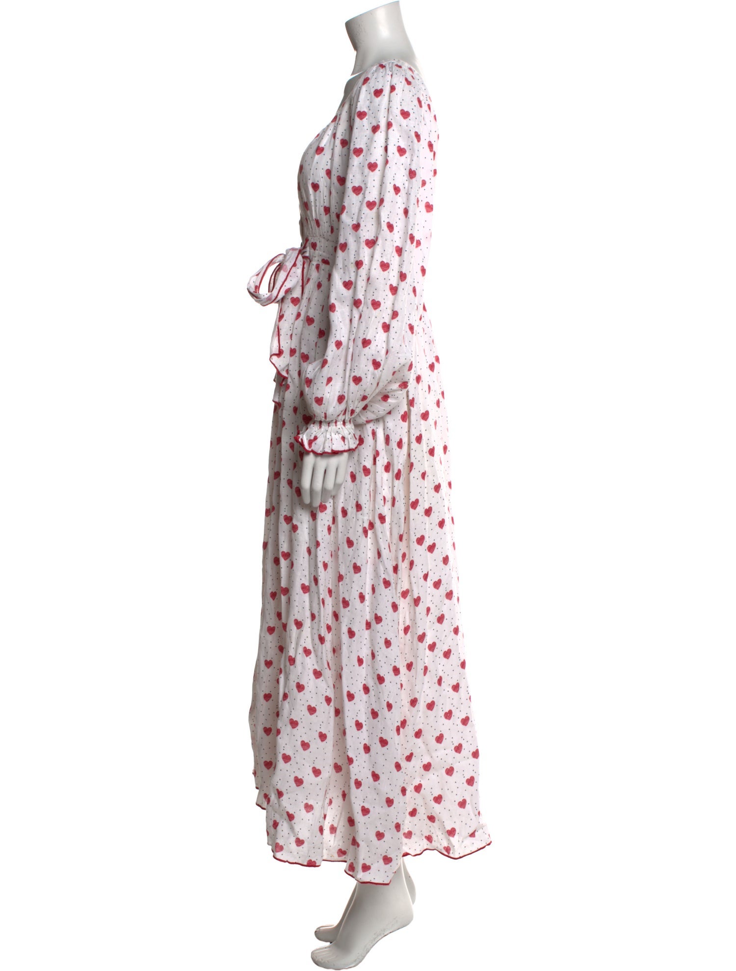 Gül Hürgel Polka Dot Print Long Dress