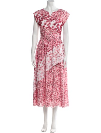 Gül Hürgel Floral Print Long Dress