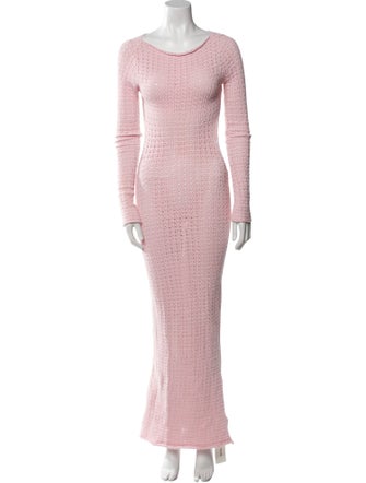 Guizio x Frankies Bikinis Scoop Neck Long Dress