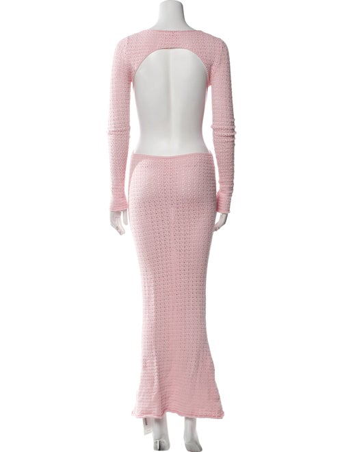 Guizio x Frankies Bikinis Scoop Neck Long Dress