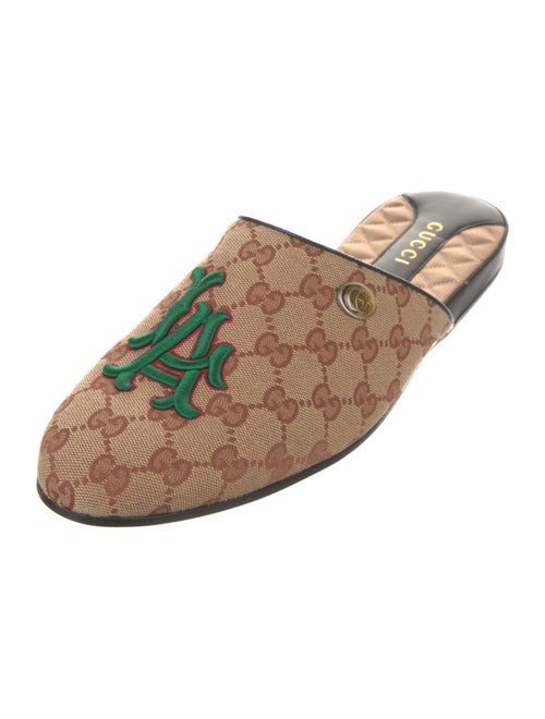Gucci x MLB Canvas Printed Mules