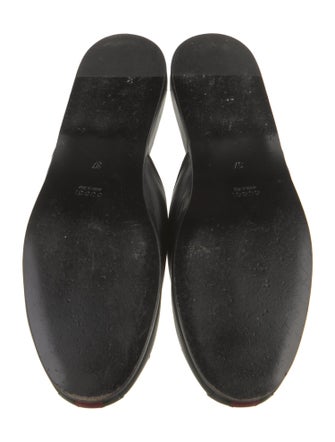 Gucci x MLB Web Accent Leather Mules