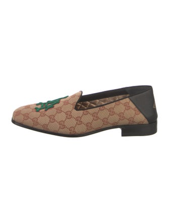 Gucci x MLB Canvas Printed Loafers