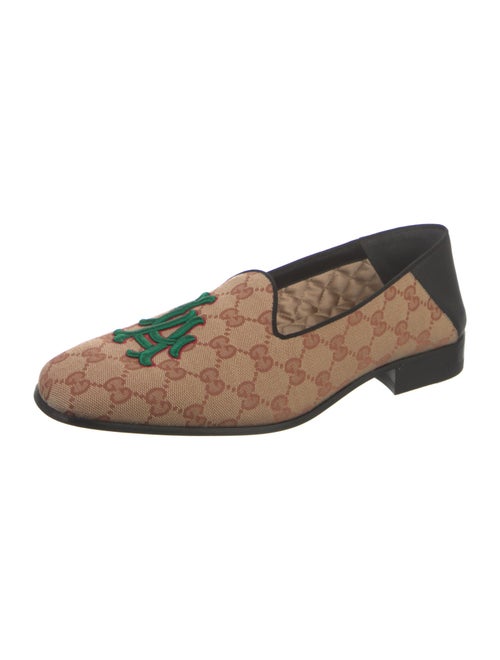 Gucci x MLB Canvas Printed Loafers