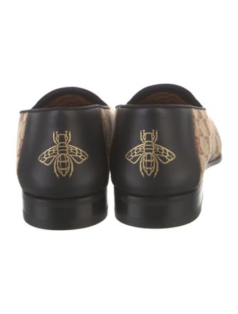 Gucci x MLB Canvas Printed Loafers