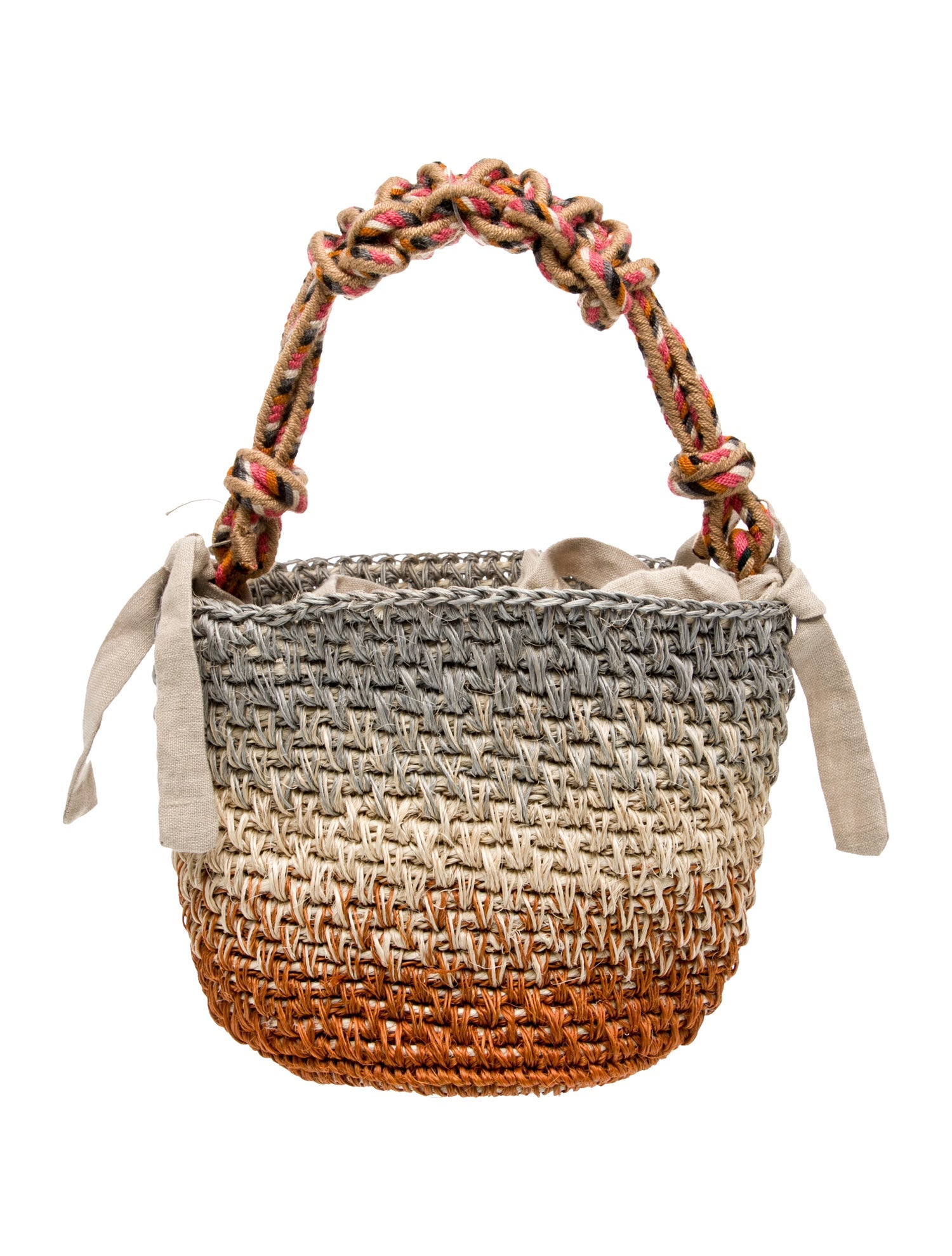 Guanabana Raffia Top Handle Bag w/ Tags