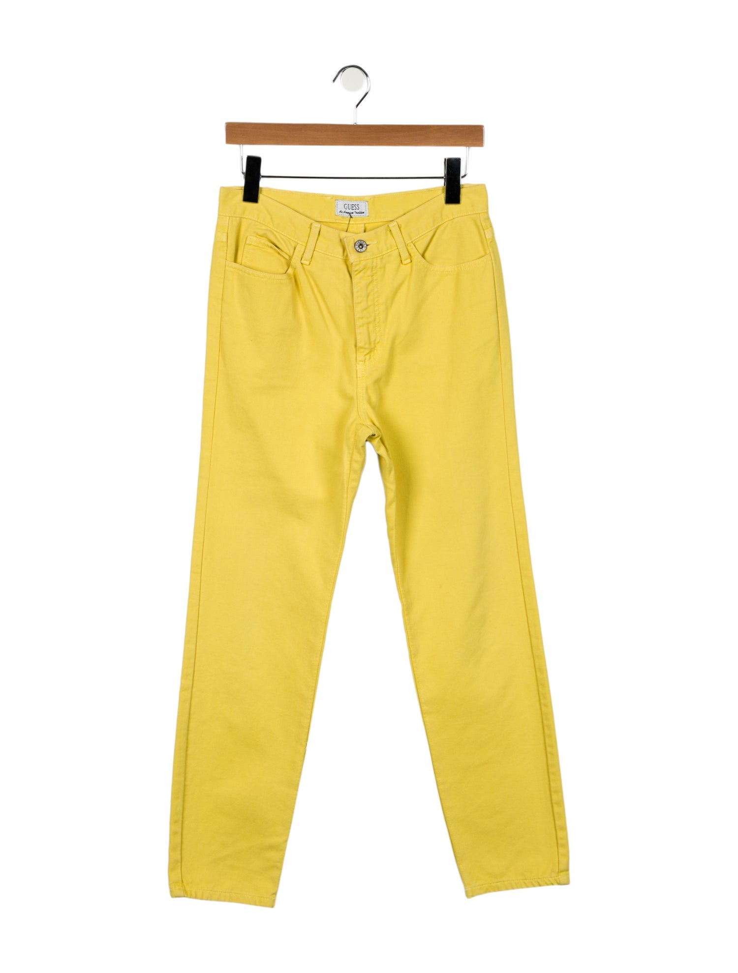 Guess Mid-Rise Straight Leg Jeans