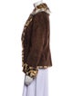 Guess Faux Fur Animal Print Jacket