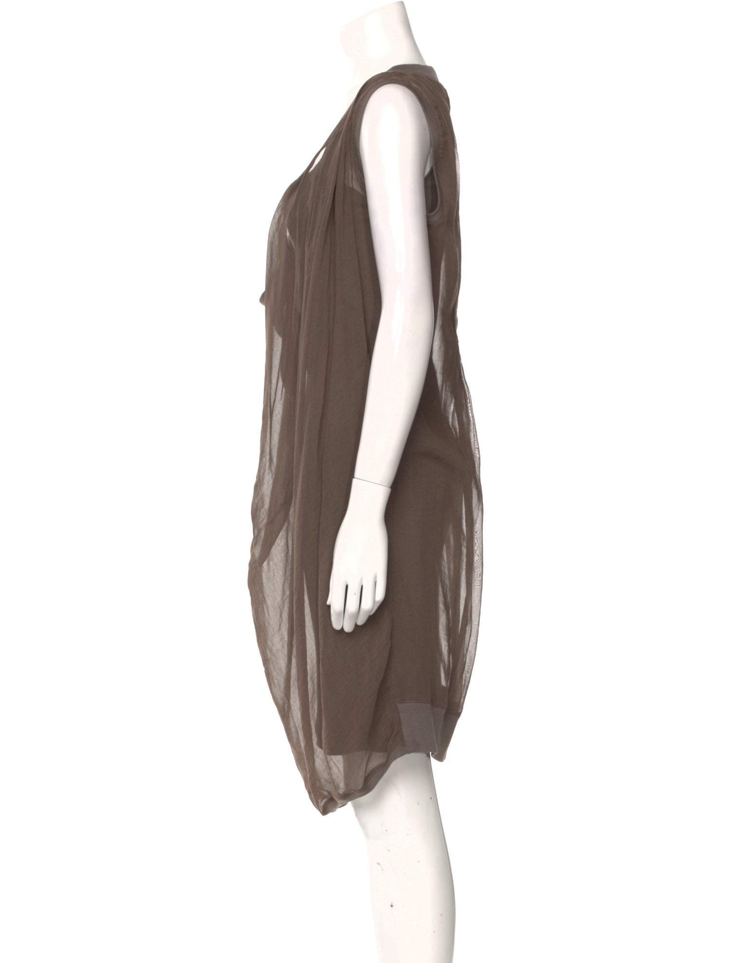 Gunex Cowl Neck Mini Dress