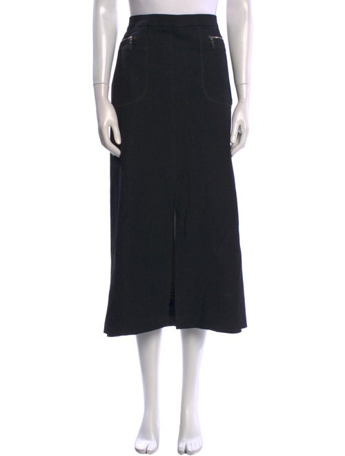 Gunex Virgin Wool Midi Length Skirt