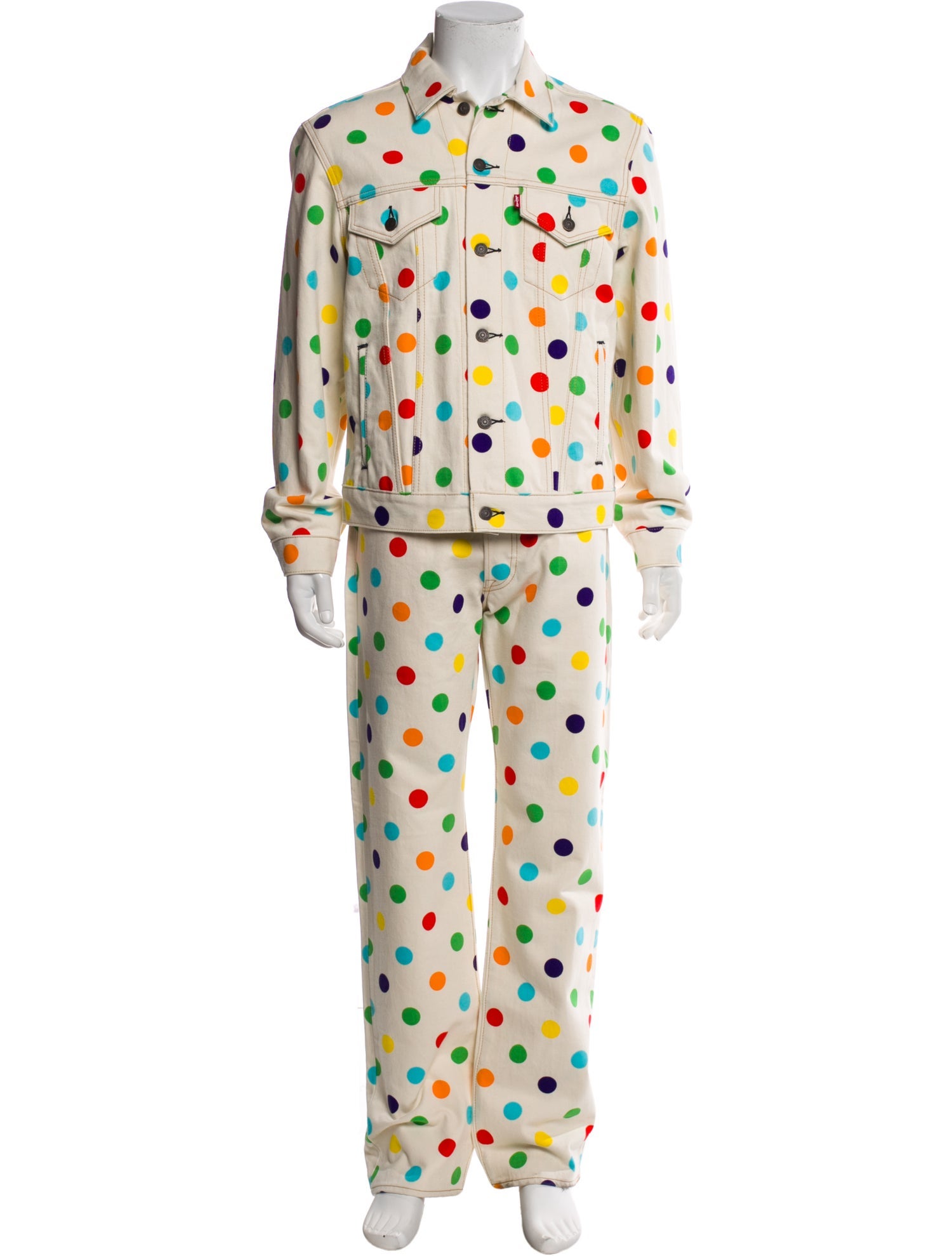 GOLF X LEVI'S Polka Dot Print Parka w/ Tags