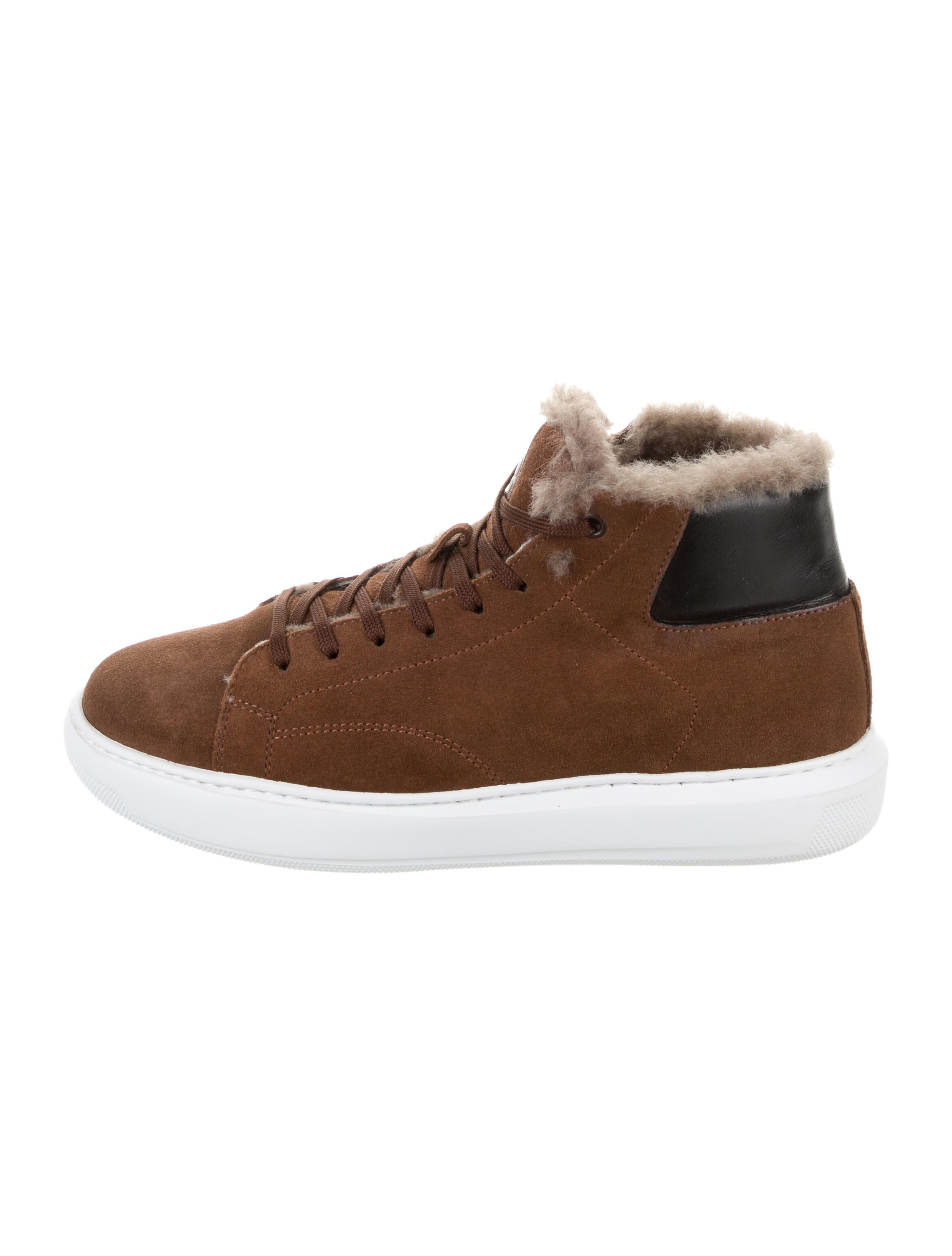 G. Brown Suede Animal Print Sneakers w/ Tags