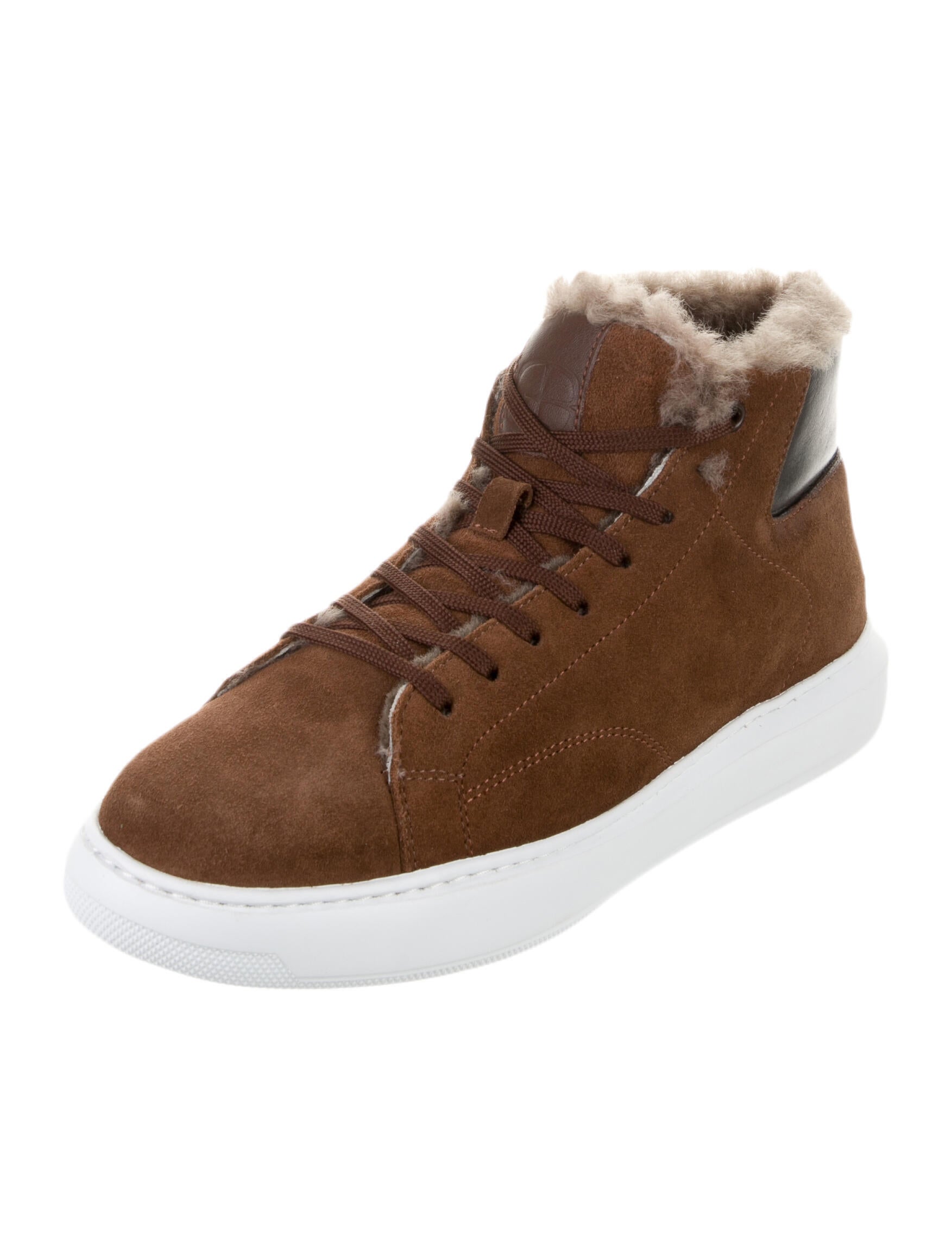 G. Brown Suede Animal Print Sneakers w/ Tags