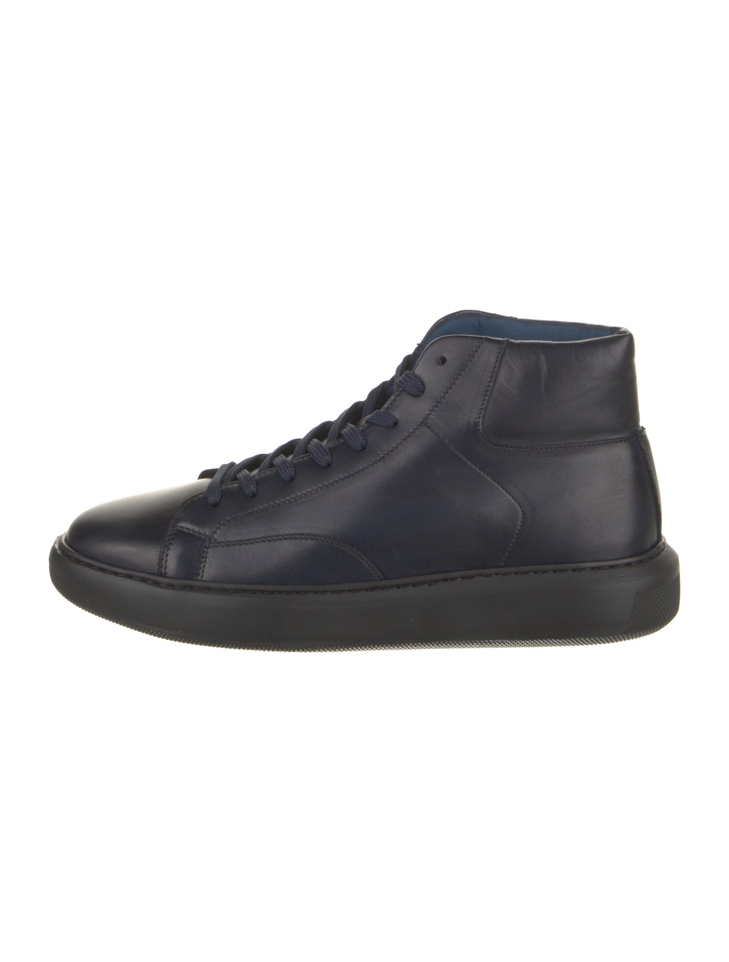 G. Brown Leather Sneakers