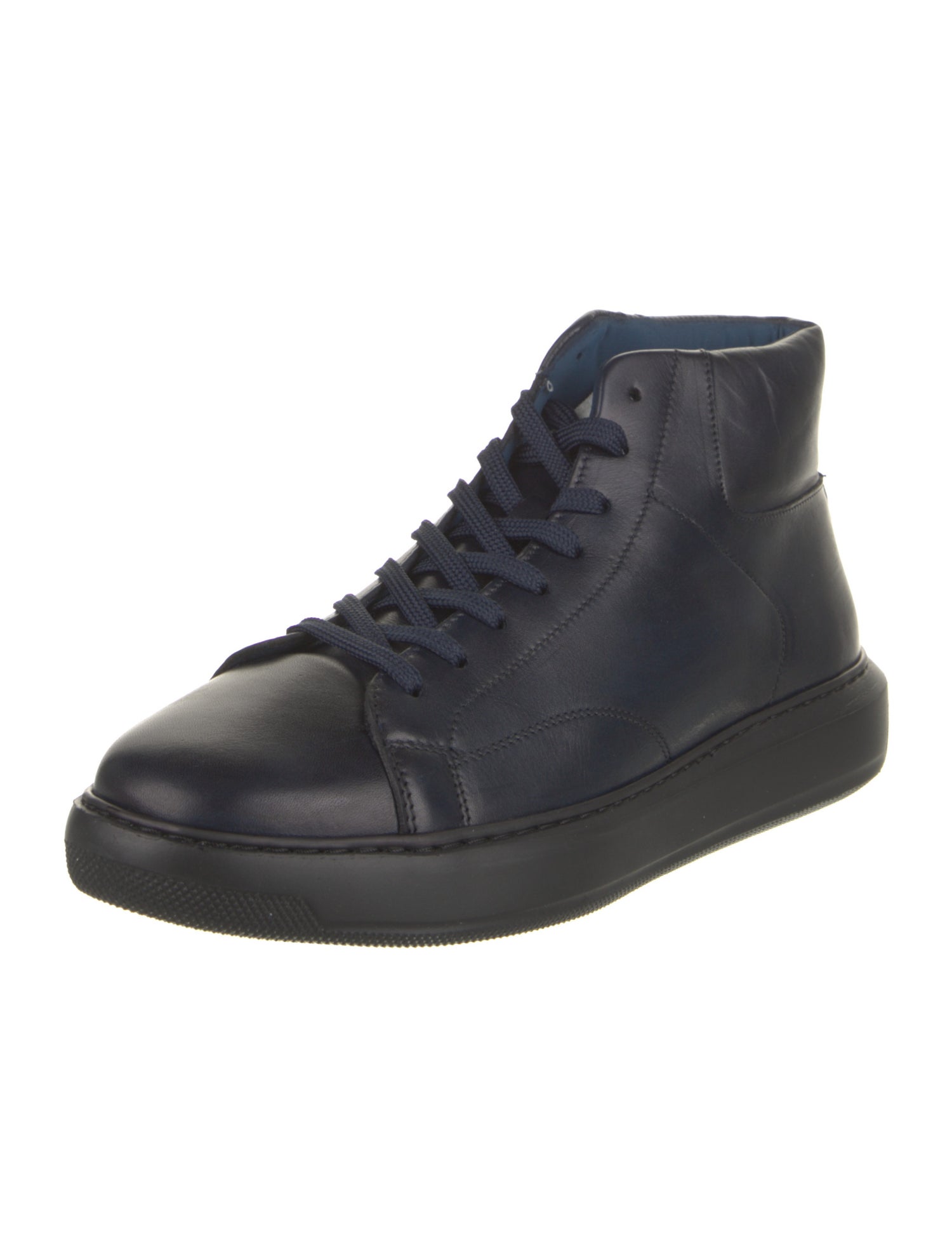 G. Brown Leather Sneakers