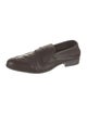 G. Brown Leather Dress Loafers