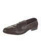 G. Brown Leather Loafers