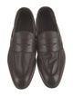 G. Brown Leather Loafers
