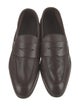G. Brown Leather Loafers