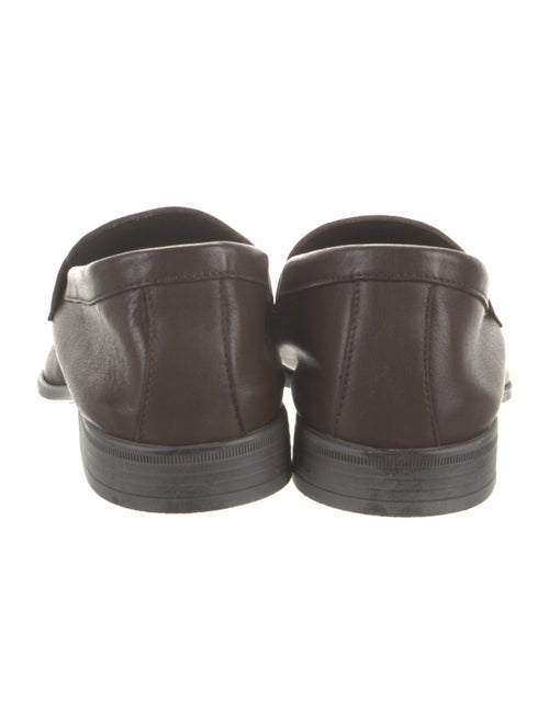 G. Brown Leather Loafers