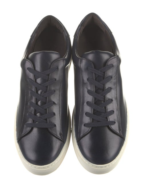 G. Brown Leather Sneakers