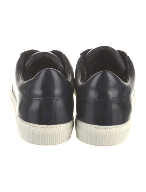 G. Brown Leather Sneakers