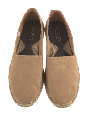G. Brown Suede Espadrilles