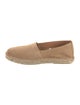 G. Brown Suede Whipstitch Trim Espadrilles