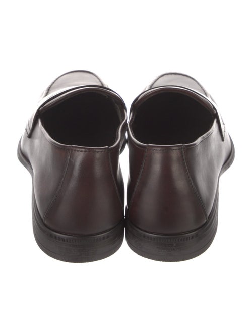 G. Brown Leather Dress Loafers