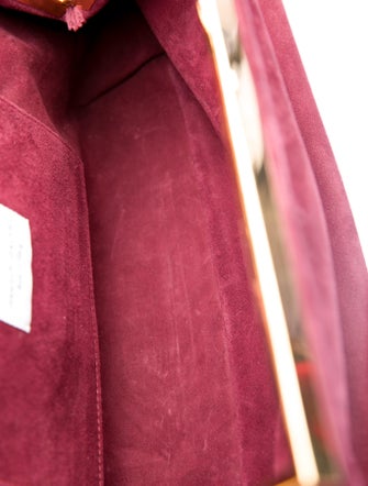 Mansur Gavriel Suede Volume Clutch